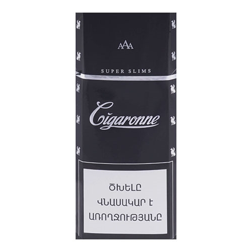 Сигареты Cigaronne Superslim Black