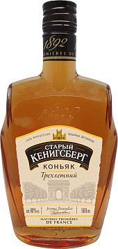 Коньяк Старый Кенигсберг 3 года 0,5 л