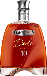 Коньяк Старейшина Дали 10 лет 0,5 л