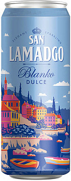 Напиток слабоалкогольный Сан Ламаджо Бланко Дульсе 0,43 л